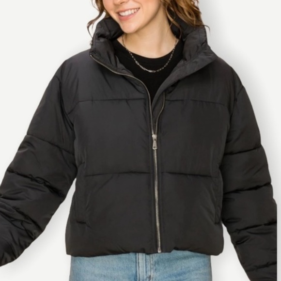 Double Zero Jackets & Blazers - Double Zero Drawcord Puffer Coat
